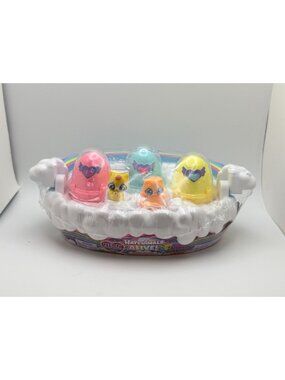 Hatchimals CollEGGtibles Neon Rainbow Basket Playset 4-Pack With Surprise Eggs